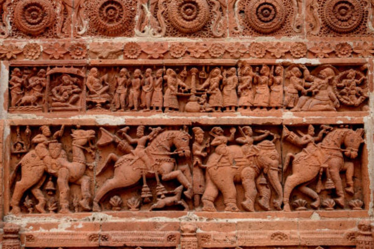 Kantajew Temple Beautiful Terracotta
